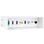 Nanocable Caja de Conexiones Multimedia Blanco 10.35.0004